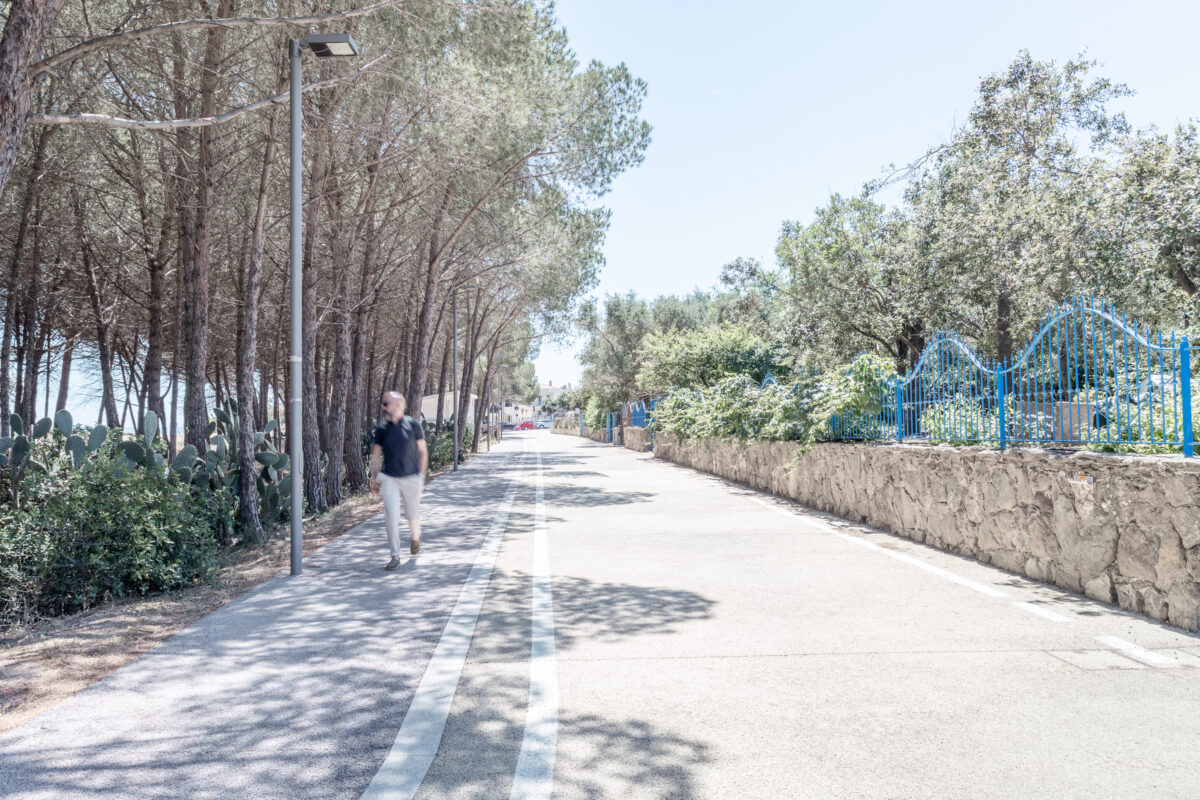 Fotografia di architettura della litoranea di Bari Sardo